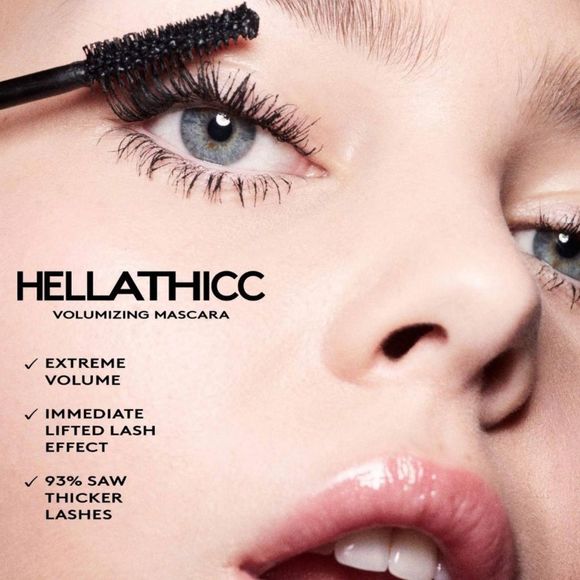 $6❤️‍🔥 LAST 1! FENTY Beauty Hella Thicc Volumizing Mascara CUZ I’M BLACK 👁️NEW - Picture 4 of 7